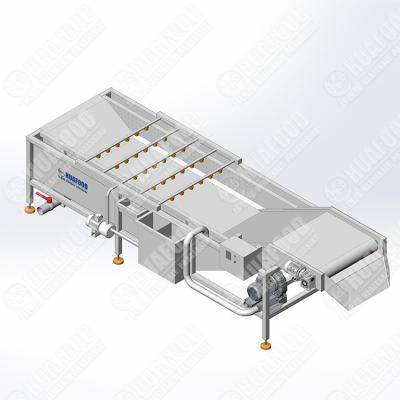 China air drying machineWash and blow-dry fruitsFruit vegetable air blow washing drying waxing sorting processing line machine for sale