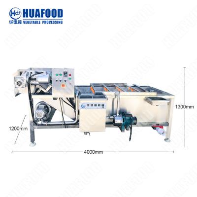 China Blower For Vegetable Washing Machine Multi Stage Fruit Washing Machine for sale