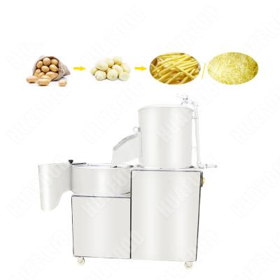 China Commercial Use Small Model Potato Ginger Carrot Washing Peeling Machine for sale