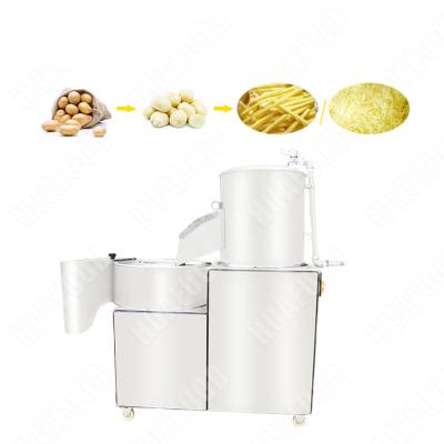 China Commercial Use Small Model Potato Ginger Carrot Washing Peeling Machine for sale