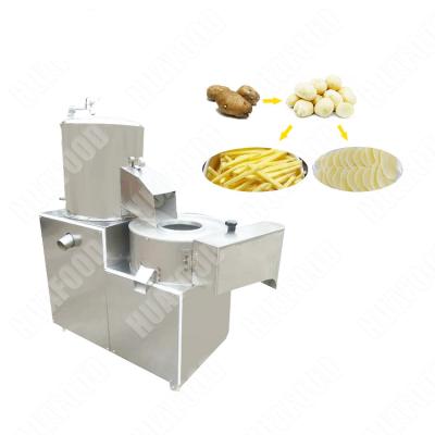 China Potato Washing Peeling Cutting Machine/potato Slicer Machine/electric Potato Cutting Machines for sale