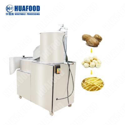 China Professional Fresh Potato Cutter Machines Fresh Potato Washer Peeler Machine With High Quality for sale