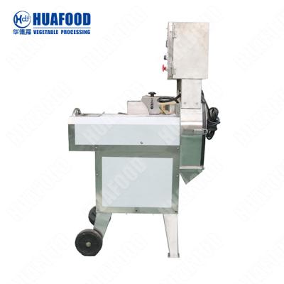 China Plastic Double Head Vegetable Conveyor Belt Cutting Machine Made In China for sale