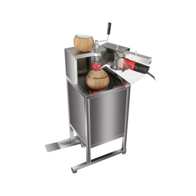 China New Design Food Safe Coconut Shell Breaker Opener/Coconut Easy Open Machine Equipment for sale