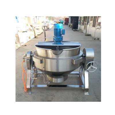 China Electric Jackted Kettle Pot With Mixer Stainless Steel Jacketed Cooking Pot For Cassava Garri for sale