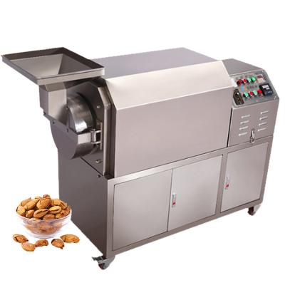 China 50Kg/Hour Cocoa Bean Nut Roasting Machine Peanut Roaster Machine for sale