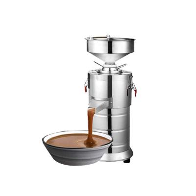 China Stainless Steel Peanut Butter Making Machine Sesame Sauce Grinder for sale