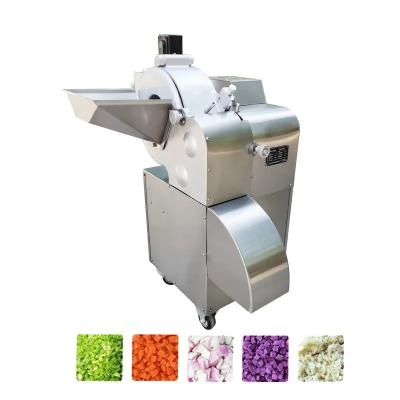 China Industrial Fruit Cutting Machine,Large Capacity Vegetable Cutter Carrot Onion Shredder Cube Dicer Fruit Cutting Slicing Machine for sale