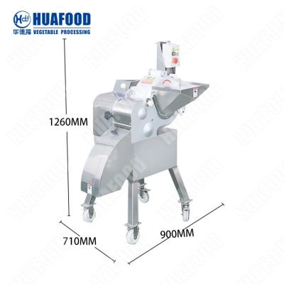 China Commercial Food Processing Machine Salad Cutter Meat Cutting Mixing Machine Vegetable Chopping Cutting Dicing Machine for sale