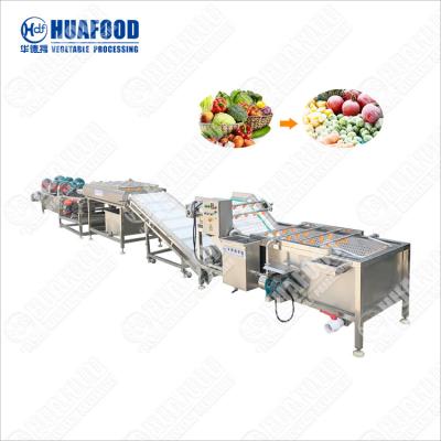 China SUS 304 Stainless Steel Buy Vegetable Processing Line Vegetable Bubble Washer Made In China for sale