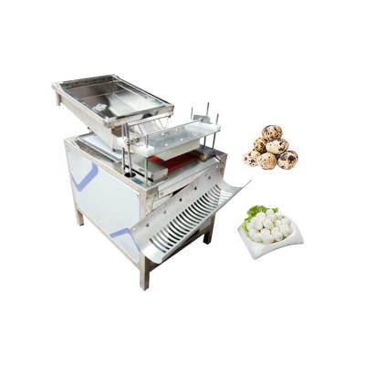 China Automatic Small Bird Eggs Chicken Egg Skin Peeler Peeling Shelling Quail Egg Shell Breaking Machine for sale