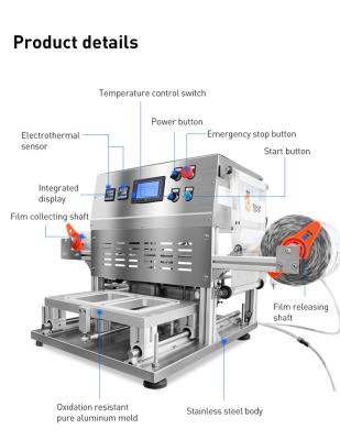 China Automatic Linear Tofu Filing Box Tray Filling Sealing Packing Machine Continues Tray Sealer for sale