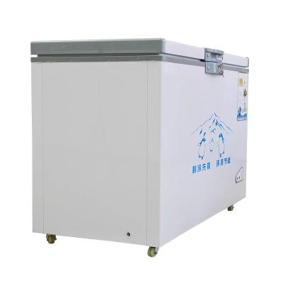 China 218L Commercial deep freezer refrigerator display chest freezer from China for sale