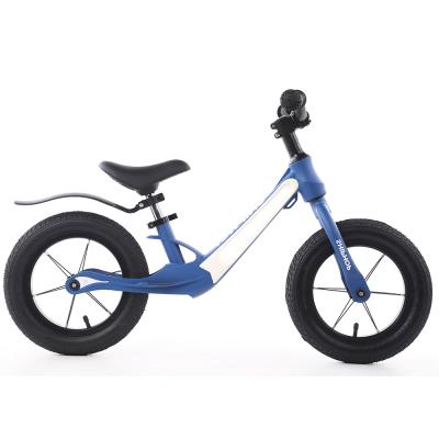 China QingbeI Aluminum Balance Bike Aluminum Alloy 12 Inch No Pedal Toddler Bike Adjustable Seat Lightweight Sports Training Bicycle For Kids for sale