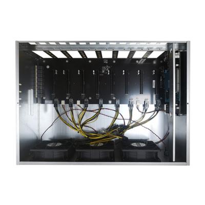 China Workstation machine chassis 8gpu 847 motherboard pro/B85/B75 graphics card Rig Case Box 8 GPU for sale