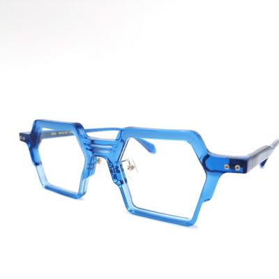 China Single Men Women Optical Glass China Eyeglasses Acetate Plastic Spectacle Frames For Eye Glasses for sale