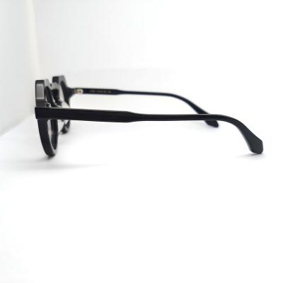 China New Custom Round Single Vision Quality Glasses Acetate Optical Glass Eye Frames for sale