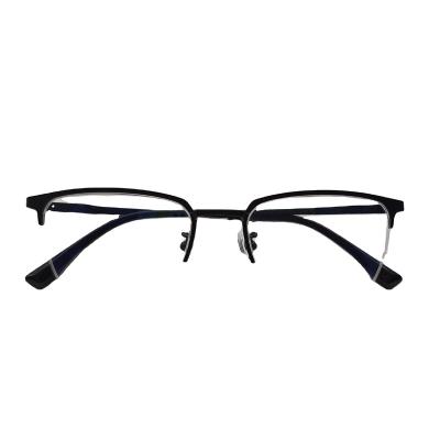 China Quality Simple High Quality Titanium Waist Frame Glass Vision Monocle Optical Frames For Teenage Girls Women Men for sale