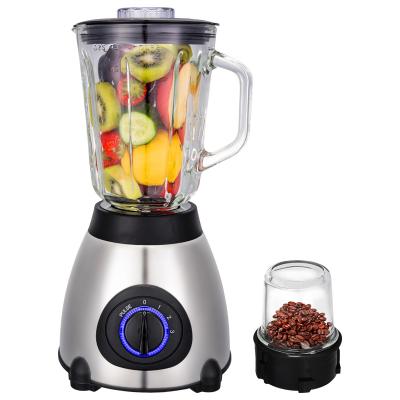 China 2 Bottles 220V 300W Glass Electric Fruit Vegetable Meat Blender Blender Juicer Extractor Factory Kitchen Appliances for sale