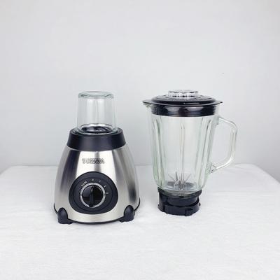 China Durable Household Stainless Steel Blender 250W 3 Speeds With LED Light Factory Price Custom Logo Fruit Blender Juicer for sale