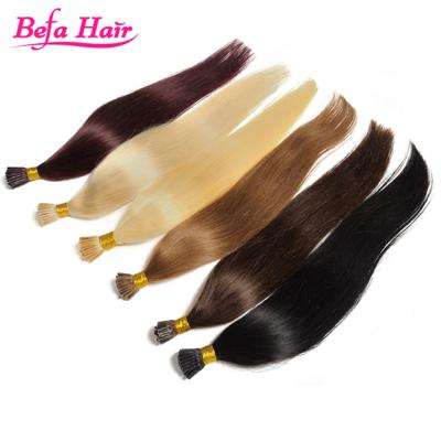 China Silky Straight Wholesale Color I-Tip Keratin Remy Hair Extension For Vanity Girls for sale