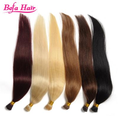 China Silky straight wave hot new products for 2018 best selling I tip U tip kratin top hair for sale