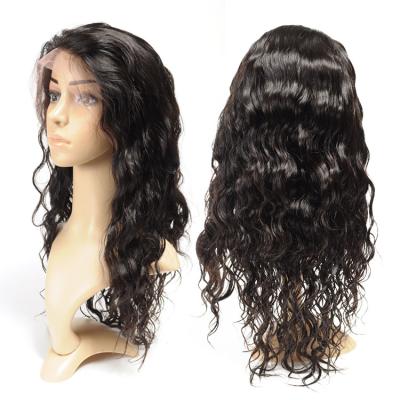 China Silky Straight Water Wave Lace Wig Sellers,Brazilian Virgin Human Hair 360 Full Lace Wig,Cuticle Aligned Lace Front Human Hair Wig for sale