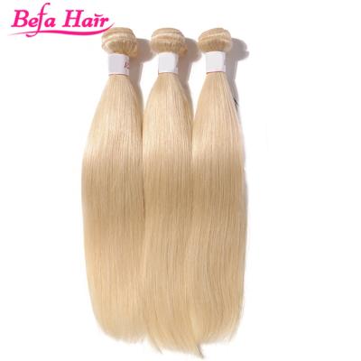 China Straight bafahair 60# straight hair blonde color bundles hair 100% for sale