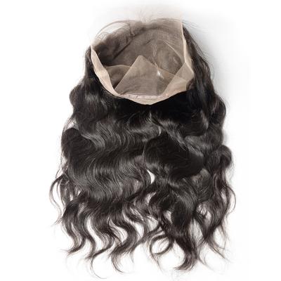 China New Arrival Body Wave 360 ​​Lace Headband With Bundles, 100% Hair Ear To Ear 360 Lace Frontal Closure for sale