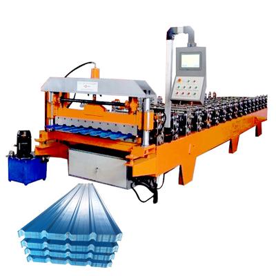 China Building Material Shops Portable Metal Roofing Machine Used For Custom for sale