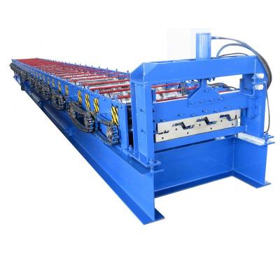 China Professional Building Material Shops Factory Metal Floor Decking Panel Forming Machine for sale