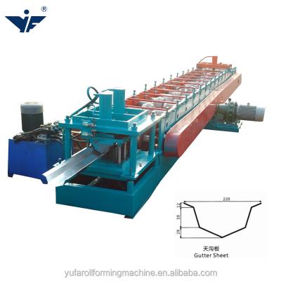 China ROOF Rainwater Roofing Machine Gutter Roll Forming Machine for sale