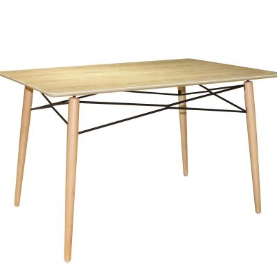 China Adjustable Square Table Mid-Century Dining Table Modern Solid Wood Kitchen Table (Height) Desk TC73 for sale