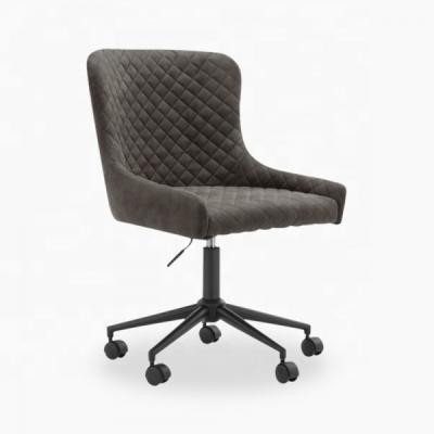 China Modern Office Chair Swivel Rolling Upholstered Chair (Height) Unique High Quality Comfortable Office Chair Adjustable Velvet Upholstered Chair for sale