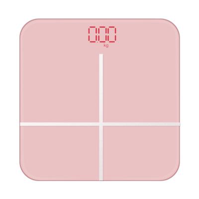 China Tempered Glass USB Bathroom Scales HD LED Display Charging Hidden Scale for sale