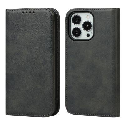 China Shockproof for iPhone 13 Pro Max Flip Magnetic Premium Leather Wallet Case Folio Cover with [Kickstand] [Card Slots] [TPU Shell] for sale