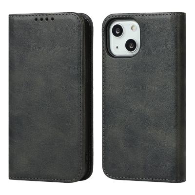 China Shockproof For iPhone 13 Mini Wallet Case, Flip Card Holders Soft Interior Leather Protector Shell Folio Phone Cover for sale