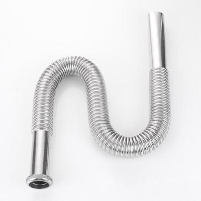 China Modern factory supply Anti-odor direct drain for kitchen sink and bathroom basin wave tube for sale