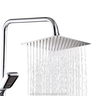 China High Quality Thermostatic Rainfall Shower Head Factory Price Faucets Stainless Steel for sale