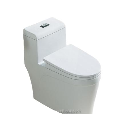 China Double-Flow Wholesale Sanitary Ware Cheap One Piece Toilet Bowl Price for sale