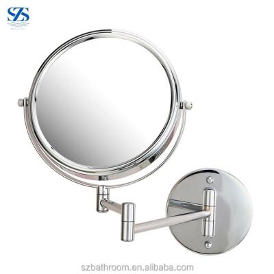 China Two Sided Magnifying Yiwu Mirror Chrome Frame Yiwu Silver 25x Makeup Mirrors for sale