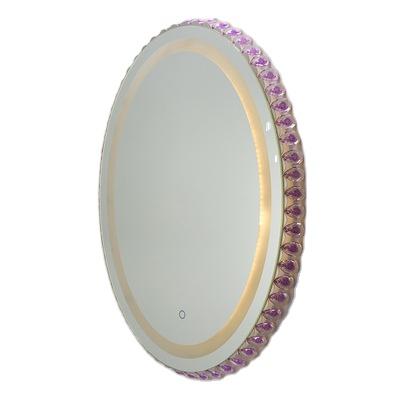 China Double Arm Extend Touch Sensor LED Crystal Vanity Mirror With Light Factory Customized for sale