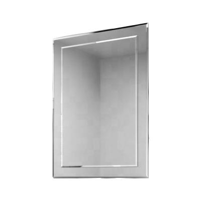 China Rectangle Modern Bathroom Vanity Single Mirror Glass 60*80CM for sale