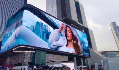 China GA P10 DIP Outdoor Fixed LED Screen Display 1000nits Brightness 960*960mm for sale