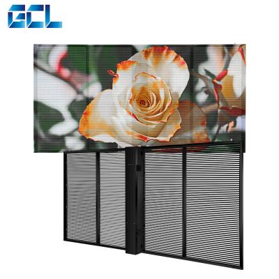 China GCL 1000mm Customized Flexible Transparent LED Screen For Indoor Easy Installation for sale