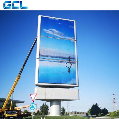 China Customized Size High Brightness P6 Outdoor Facade LED Screen With Mean Well Power Supply for sale