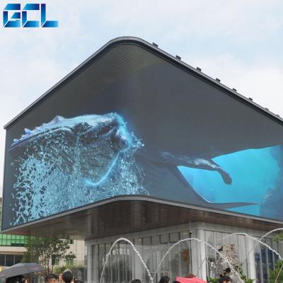 China High Brightness 6500nits Outdoor LED Display Board Media GCL P6 HD LED Video Wall for sale