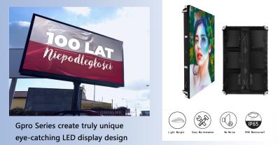 China Grock P6/P8/P10 Outdoor LED Display Billboard High Resolution Water Proof and IP65 Protection Level for sale