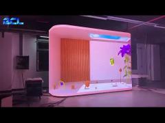 Naked-Eye 3D P3.91 Outdoor LED Video Wall with 1/4 Scan Mode and 6mm Pixel Pitch