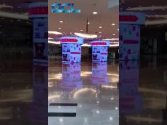 Personalized Full Color Cylindrical LED Display P1.8mm for Indoor Panel Size 240*120mm